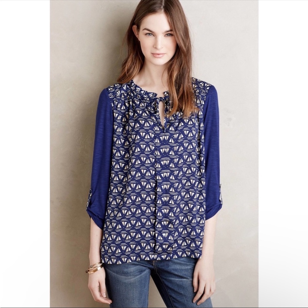 Anthropologie Meadow Rue Evella Blouse size XS